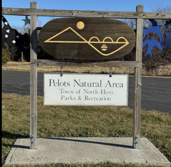 Pelots Natural Area sign — Town of North Hero Parks & Recreation